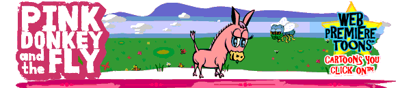 Pink Donkey and the Fly